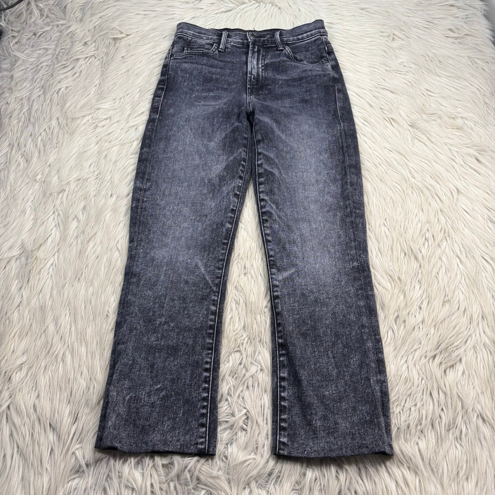 Mother Women's 24 High Waisted Rascal Ankle Snippet Jeans Train Stops Cropped